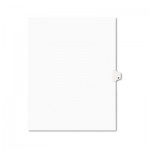 Avery Avery-Style Legal Exhibit Side Tab Dividers, 1-Tab, Title N, Ltr, White, 25/PK AVE01414