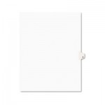 Avery Avery-Style Legal Exhibit Side Tab Dividers, 1-Tab, Title O, Ltr, White, 25/PK AVE01415