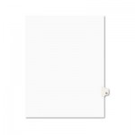 Avery Avery-Style Legal Exhibit Side Tab Divider, Title: 70, Letter, White, 25/Pack AVE01070