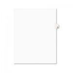 Avery Avery-Style Legal Exhibit Side Tab Divider, Title: 58, Letter, White, 25/Pack AVE01058