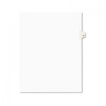 Avery Avery-Style Legal Exhibit Side Tab Divider, Title: 57, Letter, White, 25/Pack AVE01057