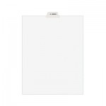 Avery Avery-Style Preprinted Legal Bottom Tab Divider, Exhibit C, Letter, White, 25/PK AVE11942