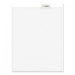 Avery Avery-Style Preprinted Legal Bottom Tab Divider, Exhibit B, Letter, White, 25/PK AVE11941