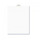 Avery Avery-Style Preprinted Legal Bottom Tab Dividers, Exhibit W, Letter, 25/Pack AVE12396