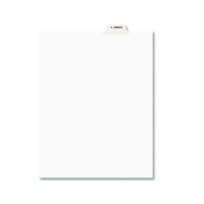 Avery Avery-Style Preprinted Legal Bottom Tab Dividers, Exhibit V, Letter, 25/Pack AVE12395