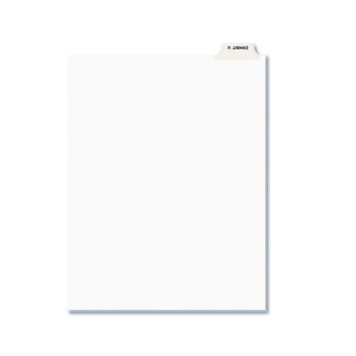 Avery Avery-Style Preprinted Legal Bottom Tab Dividers, Exhibit U, Letter, 25/Pack AVE12394