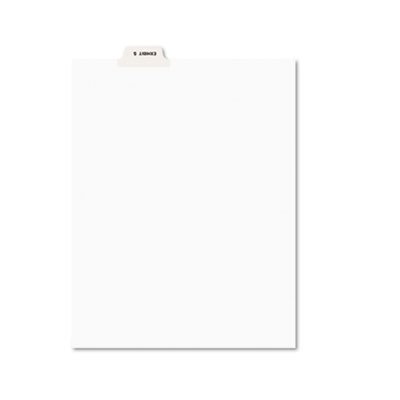Avery Avery-Style Preprinted Legal Bottom Tab Dividers, Exhibit S, Letter, 25/Pack AVE12392