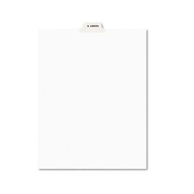Avery Avery-Style Preprinted Legal Bottom Tab Dividers, Exhibit R, Letter, 25/Pack AVE12391