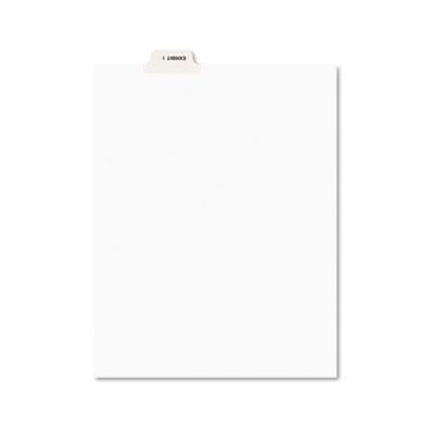 Avery Avery-Style Preprinted Legal Bottom Tab Divider, Exhibit I, Letter, White, 25/PK AVE11948