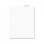 Avery Avery-Style Preprinted Legal Bottom Tab Divider, Exhibit G, Letter, White, 25/PK AVE11946