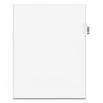 Avery Avery-Style Preprinted Legal Side Tab Divider, Exhibit W, Letter, White, 25/Pack, (1393) AVE01393