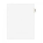 Avery Avery-Style Preprinted Legal Side Tab Divider, Exhibit V, Letter, White, 25/Pack, (1392) AVE01392