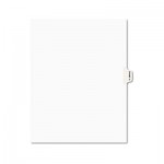 Avery Avery-Style Preprinted Legal Side Tab Divider, Exhibit E, Letter, White, 25/Pack AVE01375