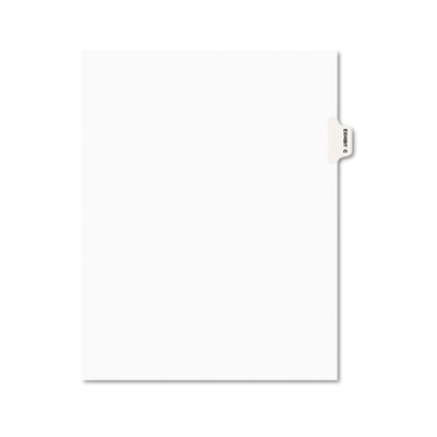 Avery Avery-Style Preprinted Legal Side Tab Divider, Exhibit C, Letter, White, 25/Pack AVE01373