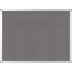 Bi-silque Ayda Fabric 24"W Bulletin Board FA03429214