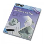 Apollo VCG7060E-A B/W Laser Transparency Film, Letter, Clear, 50/Box APOCG7060