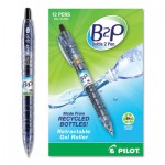 Pilot B2P Bottle-2-Pen Recycled Retractable Gel Pen, 0.7mm, Black Ink, Translucent Blue Barrel PIL31600