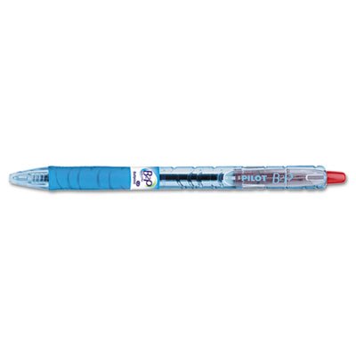 Pilot B2P Bottle-2-Pen Recycled Retractable Ball Point Pen, Red Ink, 1mm, Dozen PIL32802