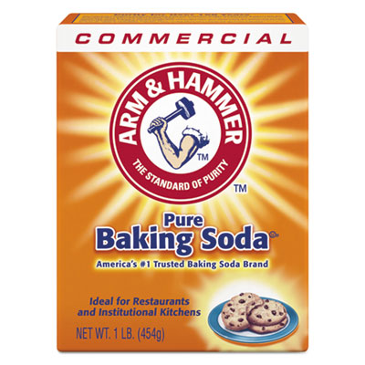 Arm & Hammer 33200-84104 Baking Soda, 1 lb Box, 24/Carton CDC3320084104