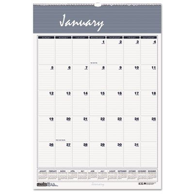 House of Doolittle Bar Harbor Wirebound Monthly Wall Calendar, 22 x 31-1/4, 2016 HOD334