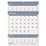 House of Doolittle Bar Harbor Wirebound Three-Months-per-Page Wall Calendar, 15 1/2 x 22, 2015-2017 HOD343