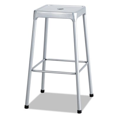 Bar-Height Steel Stool, Silver SAF6606SL