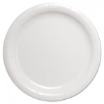 Dart HP9S-2050 Bare Eco-Forward Clay-Coated Paper Dinnerware, Plate, 9" Diameter, White SCCHP9S
