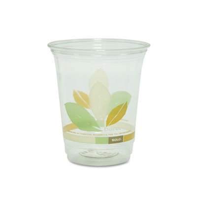 DCC RTP12BARE Bare Eco-Forward RPET Cold Cups, 12-14 oz, Clear, 50/Pack, 1000/Carton DCCRTP12BARECT