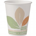 Solo Bare Eco-Forward SS PLA Paper Hot Cups 378PLAJ723CT