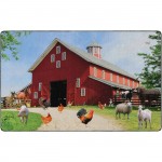 Flagship Carpets Barn Animals Classroom Rug FA100444FS