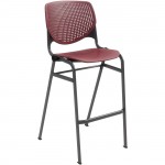 KFI Barstool with Polypropylene Seat and Back BR2300P07