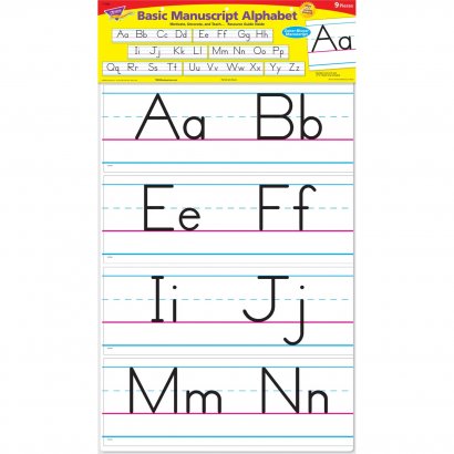 TREND Basic Alphabet Bulletin Board Set 1858