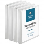 Business Source Basic D-Ring White View Binders 28440BD