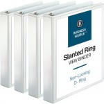 Business Source Basic D-Ring White View Binders 28441BD