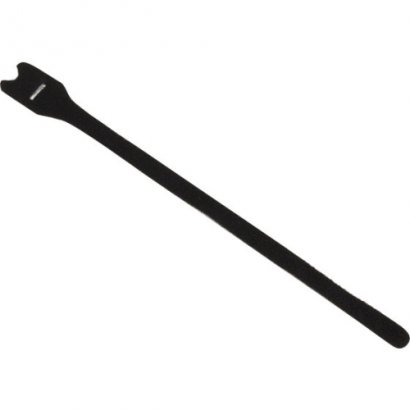 Black Box Basic Hook and Loop Cable Wrap, Black FT9120