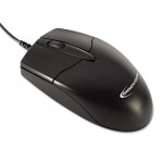 IVR61029 Basic Office Optical Mouse, 3 Buttons, Black, Boxed IVR61029