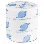 GEN 500 Bath Tissue, 2-Ply, Sheets/Roll, White, 96 Rolls/Carton GEN500