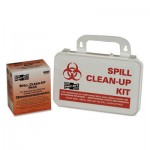 BBP Spill Cleanup Kit, 7 1/2 x 4 1/2 x 2 3/4, White FAO6021