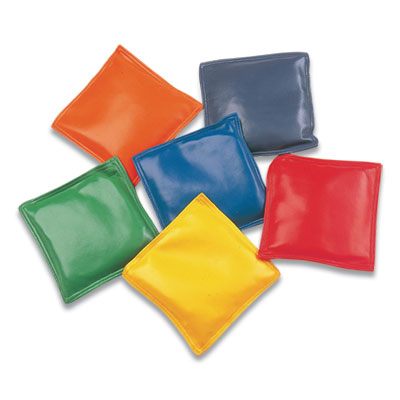 Champion Sports Bean Bag Set, Vinyl, 4", Assorted Colors, Dozen CSIMBB4SET