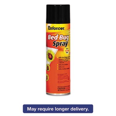 1043287 Bed Bug Spray, 14 oz Aerosol, For Bed Bugs/Dust Mites/Lice/Moths, 12/Carton AMREBBK14