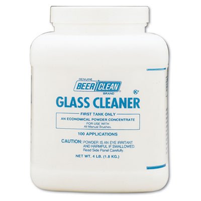 DRK 90201 Beer Clean Glass Cleaner, Unscented, Powder, 4 lb. Container DVO990201