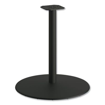 HON HONHBTTD30P6P Between Round Disc Base for 30" Table Tops, Black Mica HONHBTTD30P6P