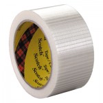 Scotch Bi-Directional Filament Tape, 50mm x 50m, 3" Core MMM8959