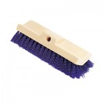 633728 Bi-Level Deck Scrub Brush, Polypropylene Fibers, 10 Plastic Block, Tapered Hole RCP6337BLU