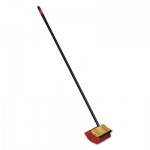 Bi-Level Floor Scrub Brush, Polypro Bristles, 10" Block, 54"Handle, Beige/Black DVOCB066155