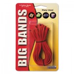 Alliance Big Bands Rubber Bands, Size 117B, 0.06" Gauge, Red, 12/Pack ALL00700