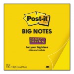 Post-it Notes Super Sticky Big Notes, 11 x 11, Yellow, 30 Sheets MMMBN11