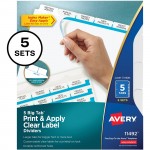 Avery Big Tab Index Maker Clear Label Dividers 11492