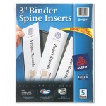 Avery Binder Spine Inserts, 3" Spine Width, 3 Inserts/Sheet, 5 Sheets/Pack AVE89109