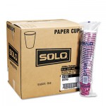 Bistro Design Hot Drink Cups, Paper, 12oz, Maroon, 50/Bag, 20 Bags/Carton SCC412SIN